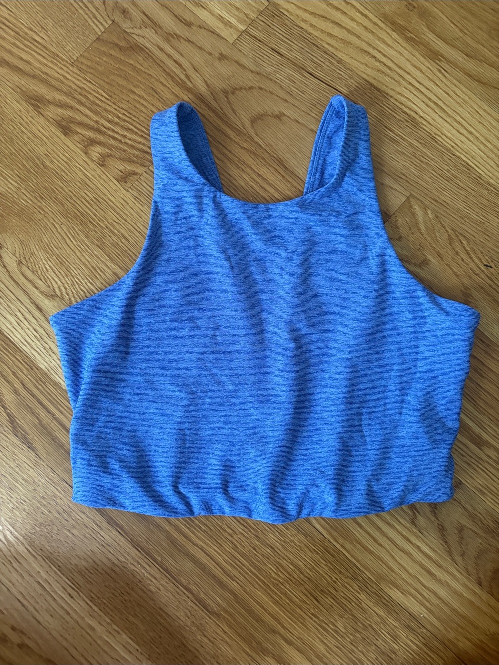 Outdoor Voices Heathered Periwinkle Blue Sports Bra Tank